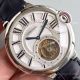 Copy Swiss Ballon Bleu de Cartier Tourbillon Watch SS Black Leather (4)_th.jpg